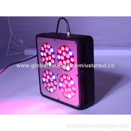 Apollo 132W LED grow lights,AC110-240V,2400lm,60pcs 3W LED,9500lux/1m,isolated driver,Aluminum,CE